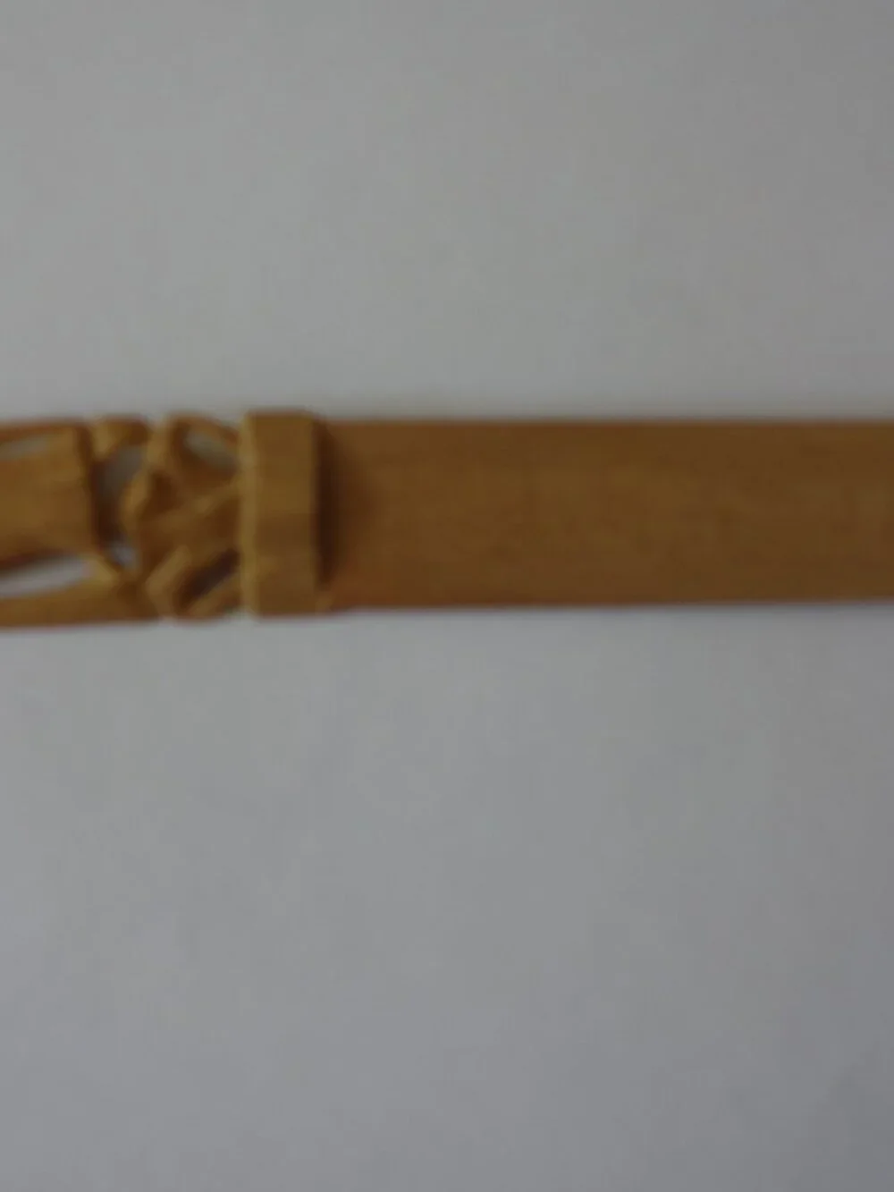 Vintage Carved Women Wooden Letter Opener about 7.25